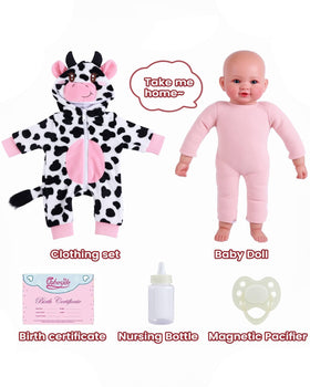 BABESIDE 17-inch size fits small arms for comforting hugs.