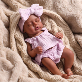 Babeside Daisy 12-inch doll outfit close-up highlighting dress-ready look.