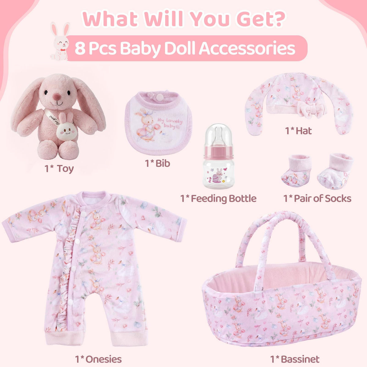 BABESIDE soft skin-friendly fabrics for tiny doll outfits