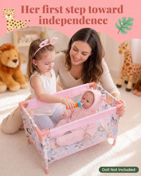 BABESIDE Storage Bin keeps dolls and accessories organized