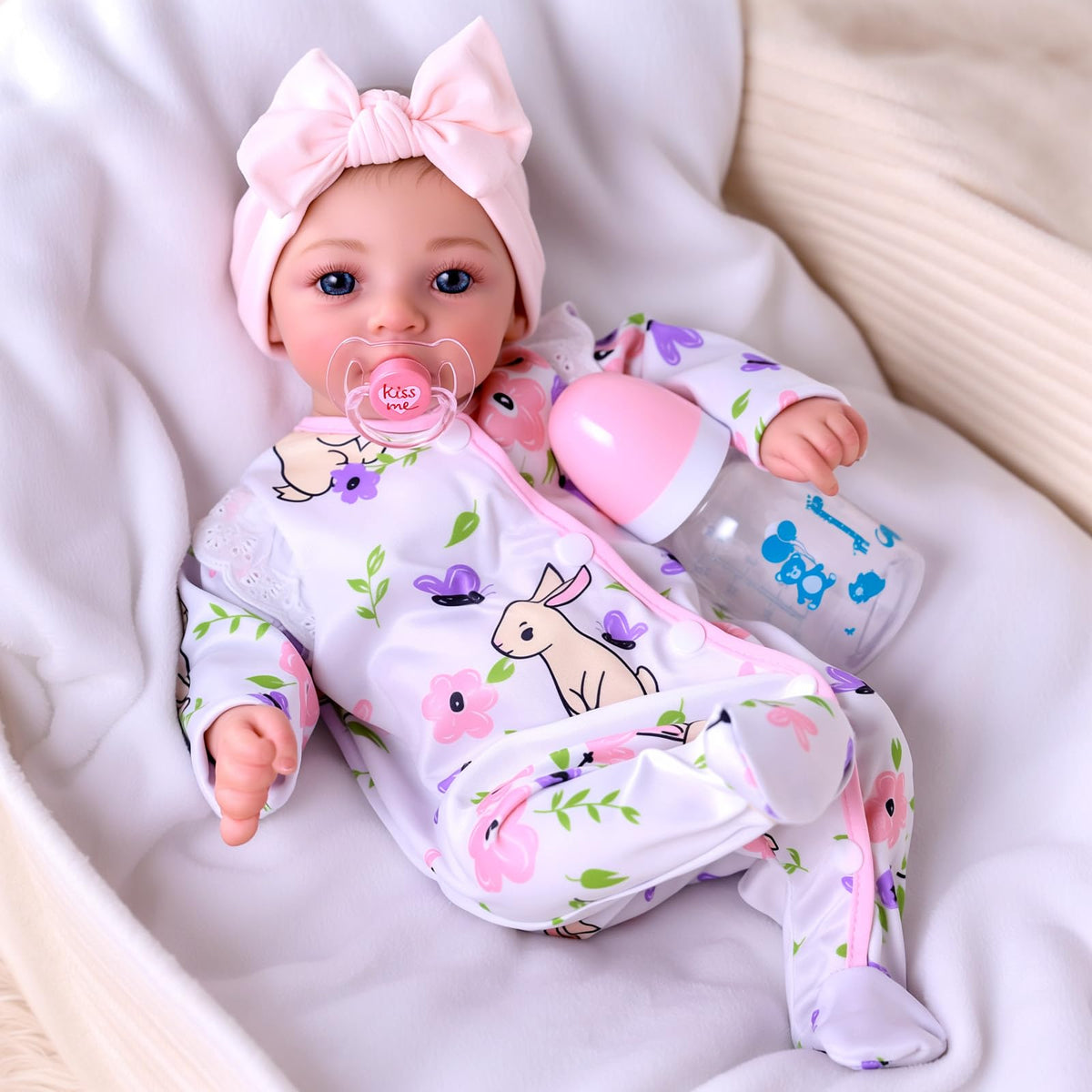 BABESIDE bunny outfit included for cute dress-up moments
