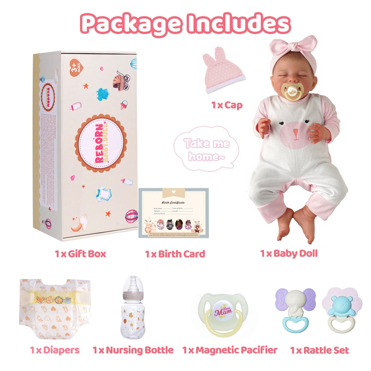 Babeside doll gift set with toy accessories for gifting and storytelling.