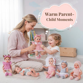 BABESIDE clothing and accessories pack inspires creative storytelling play.