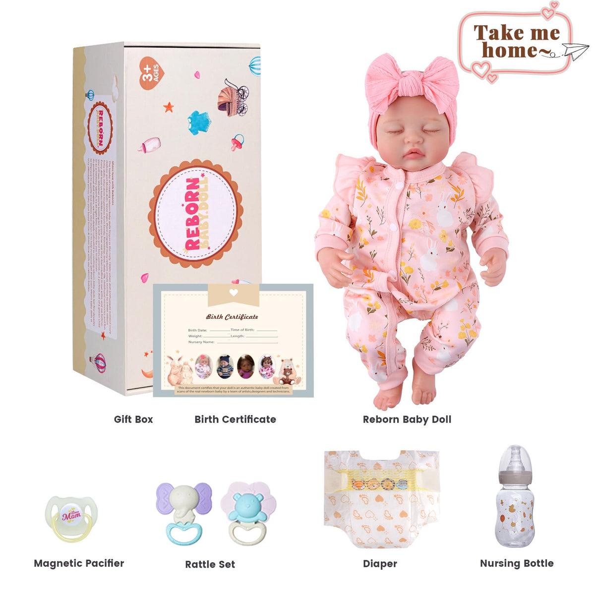 BABESIDE display-worthy collectable doll for treasured keepsakes