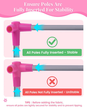 BABESIDE sturdy frame supports lasting doll bed time.