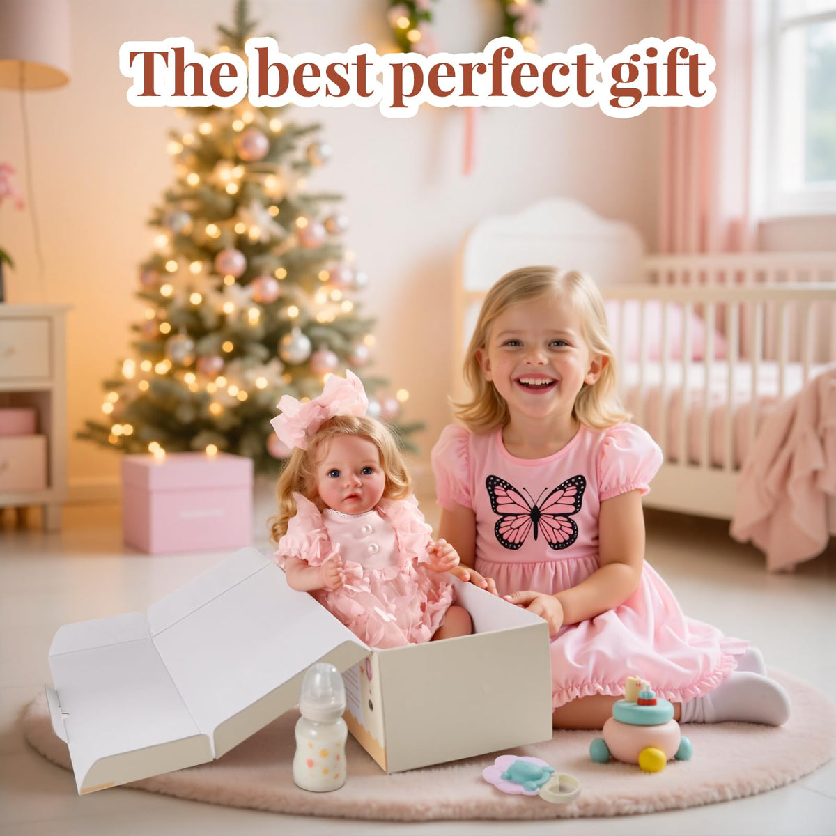 BABESIDE lifelike doll inspires nurturing play and comforting snuggles