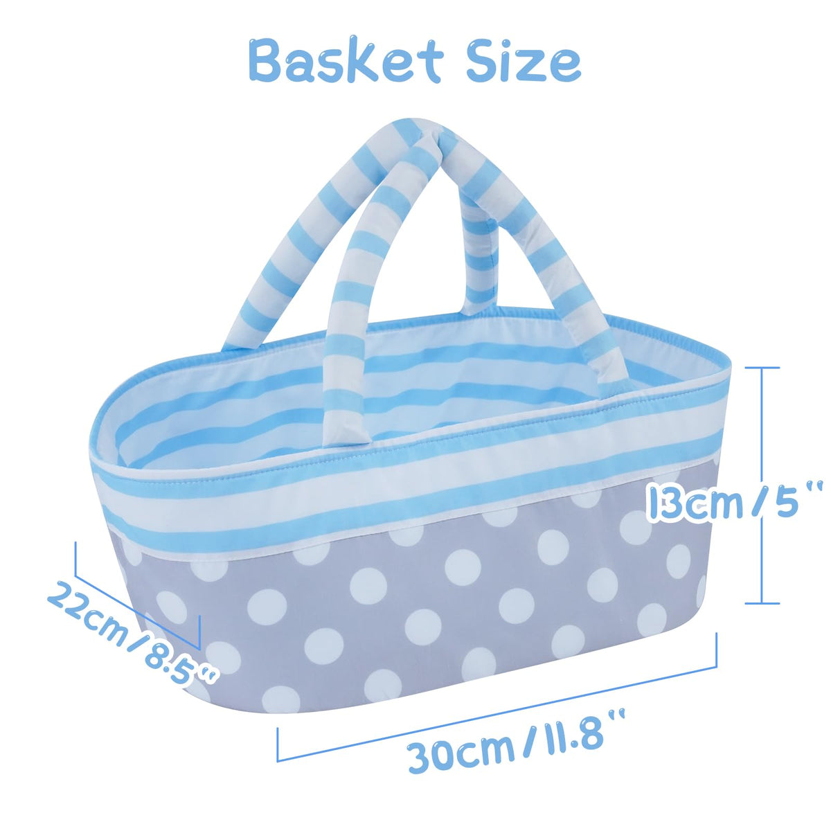 BABESIDE doll diaper included for pretend care routines
