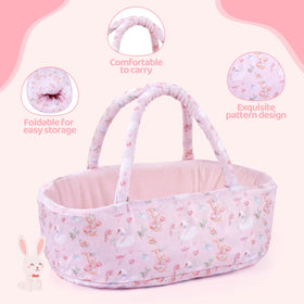 BABESIDE feeding bottle included for interactive pretend feeding