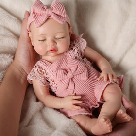 BABESIDE silicone doll poised for imaginative care play and daily storytelling