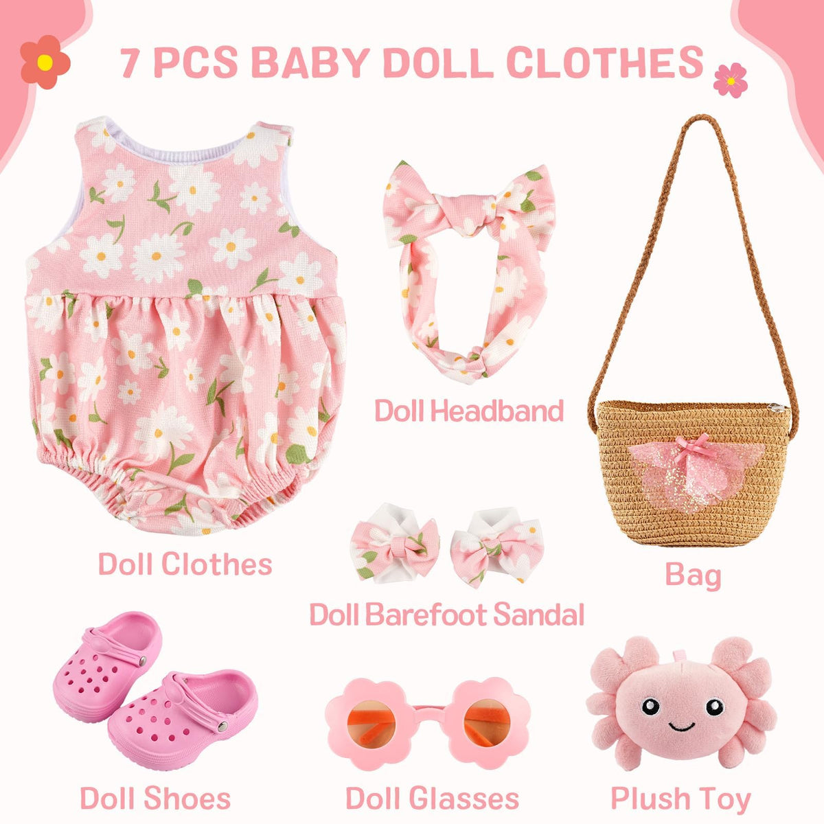 BABESIDE glasses complete a realistic baby doll look for imaginative storytelling
