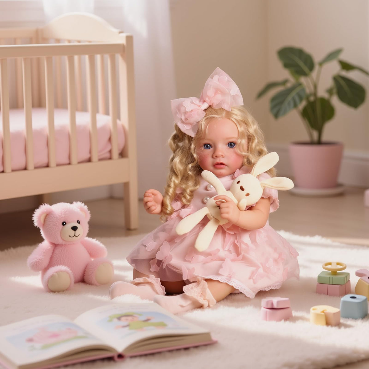 BABESIDE doll hair hand painted detail increases authenticity and appeal