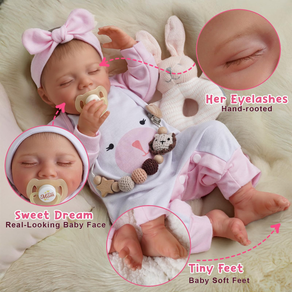 Babeside doll care instructions for easy cleaning and care.