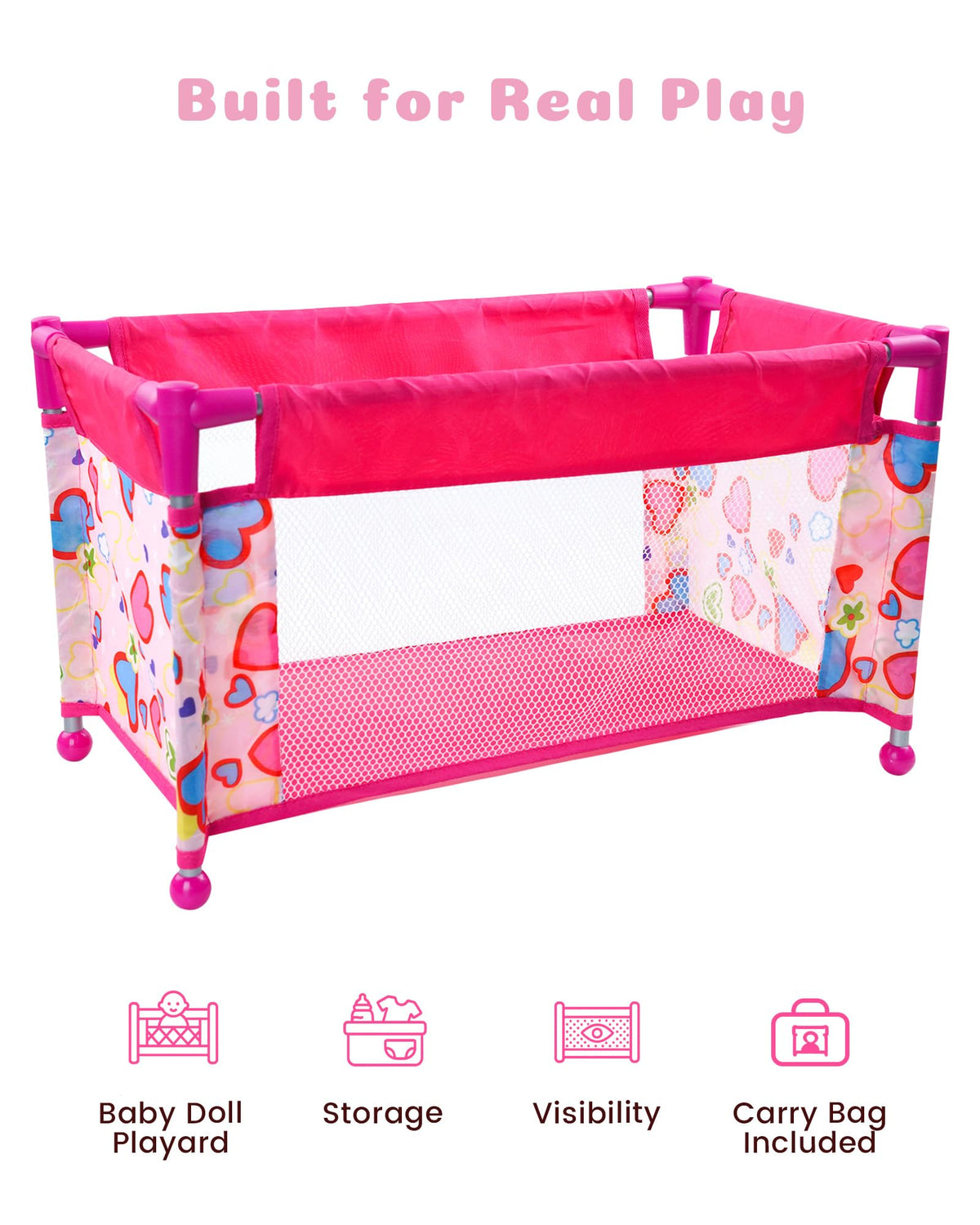 BABESIDE organized play with easy storage and setup.