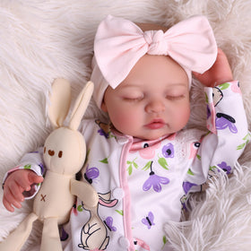 BABESIDE realism skin tones highlight authentic newborn features for pretend play.