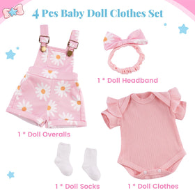 BABESIDE soft socks set for comfortable doll dressing and play.
