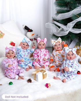BABESIDE five-piece set enables easy outfit changes and pretend play.