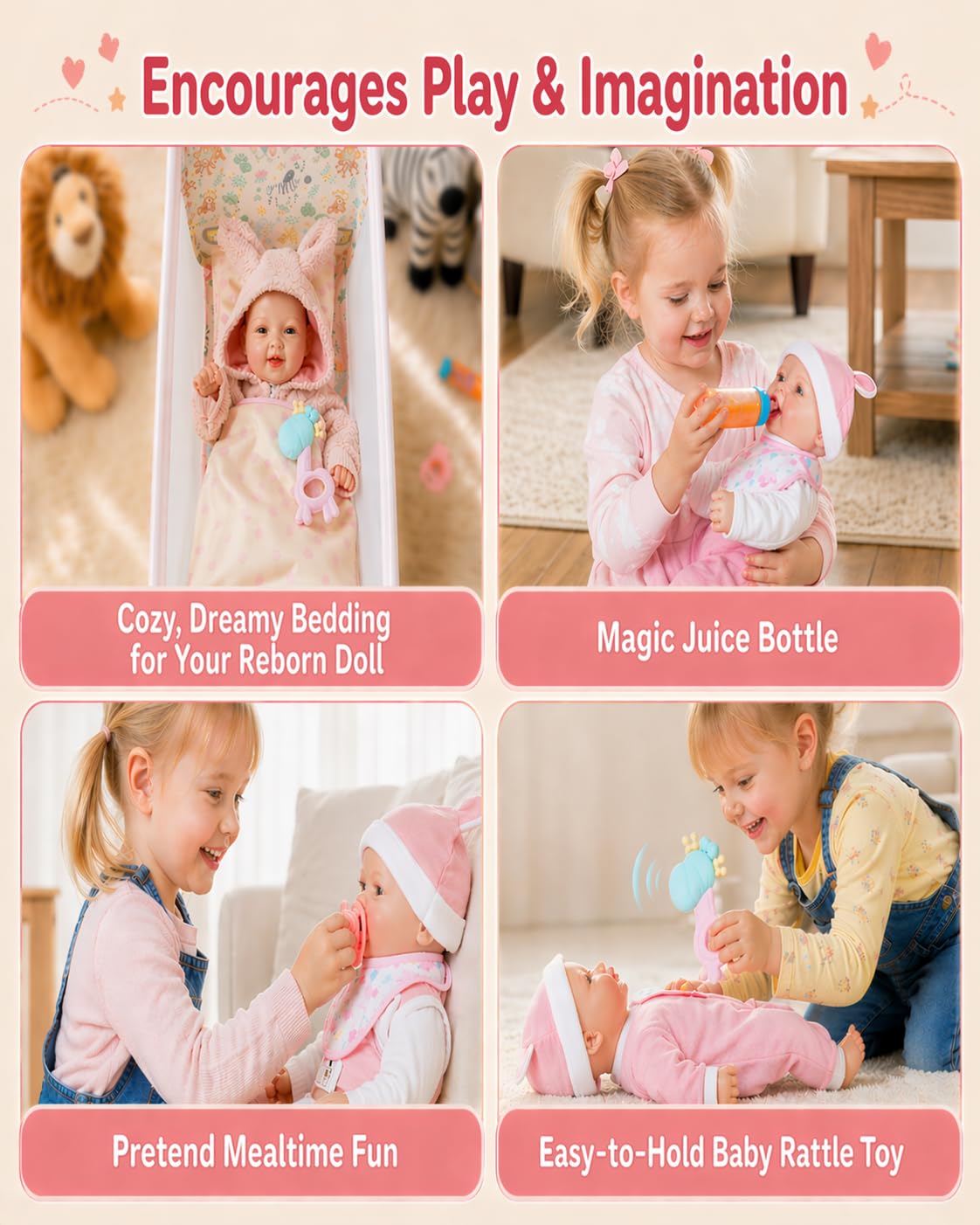 BABESIDE Easy Assembly Guide helps setup quickly