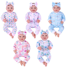 BABESIDE fish-pattern doll clothes with soft fabric for gentle playtime
