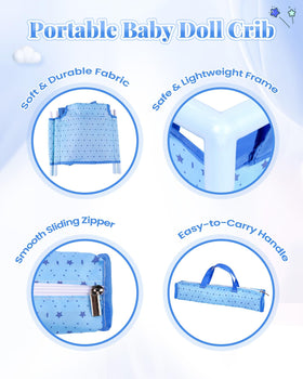 BABESIDE folded compact size for travel and easy storage.