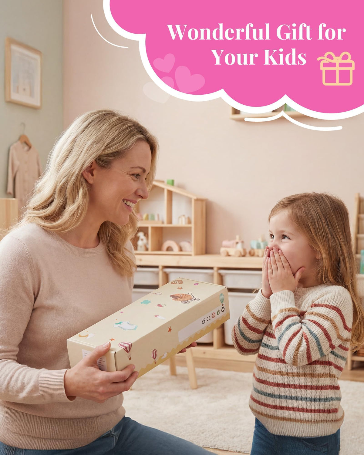 BABESIDE gift-packaging makes a charming present for birthdays.