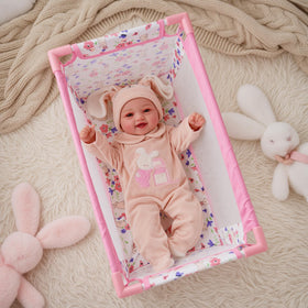 BABESIDE gift-ready doll bed for kids aged 3 and up.