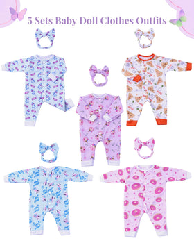 BABESIDE headband accessories complete cute outfits for dolls during playtime.