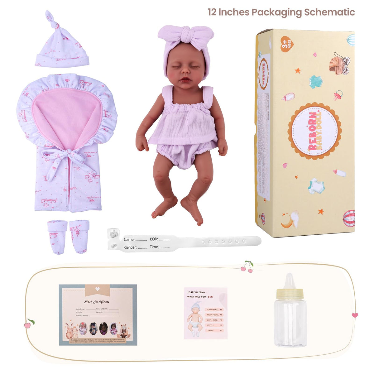 BABESIDE joint-free poseable design enables natural positioning for storytelling.