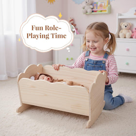 BABESIDE kids can imagine bedtime routines with this compact crib