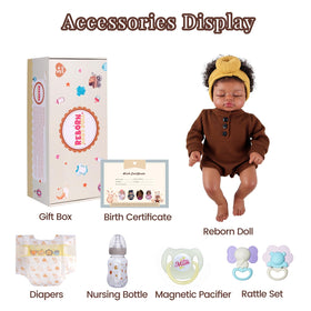 BABESIDE Lifelike baby figure supports nurturing play and imaginative storytelling