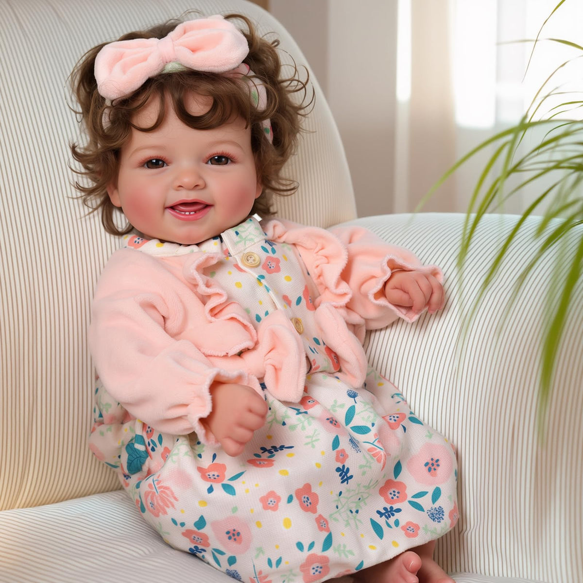 BABESIDE lifelike doll full body 17 inch poseable for natural play and posing