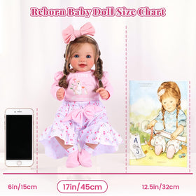 BABESIDE Dara 20-inch soft-cloth body for cozy handling and cuddling