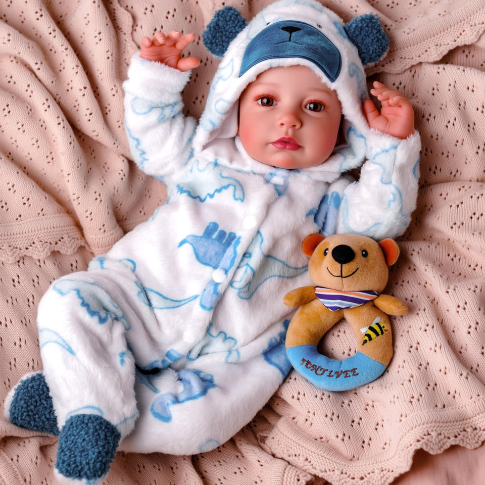 BABESIDE lifelike reborn boy doll, 20 inches, ideal for affectionate cuddles and imaginative play