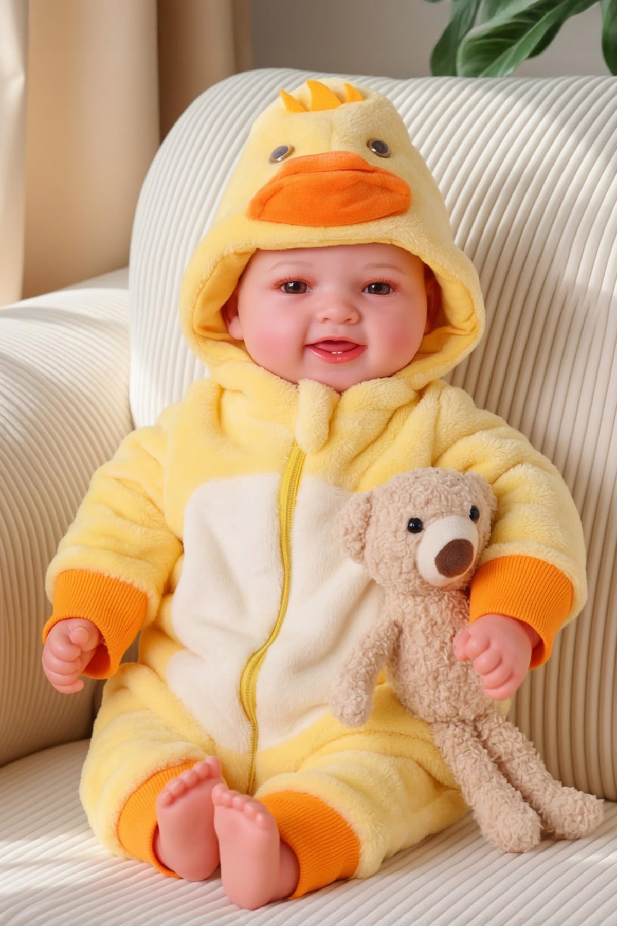 BABESIDE 15-inch lightweight doll for hugs and on-the-go pretend play.