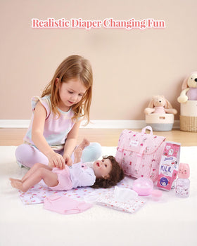 BABESIDE milk carton accessory adds realistic feeding visuals during play