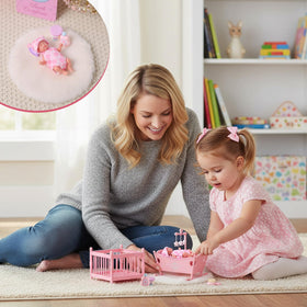 BABESIDE 3-inch doll with birth certificate enhances pretend-life storytelling
