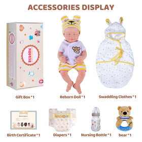 BABESIDE doll mouth not magnetic, supports pacifier-free play.