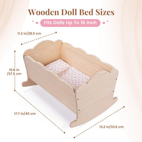 BABESIDE pillow and mattress provide soft comfort during bedtime role play
