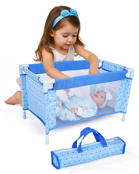 BABESIDE portable doll bed ideal for on-the-go storytelling.