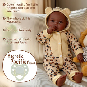 BABESIDE realistic newborn wrinkles on hands and feet for authenticity