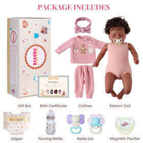 Newborn-size at 20 inches fits standard baby clothes for BABESIDE.