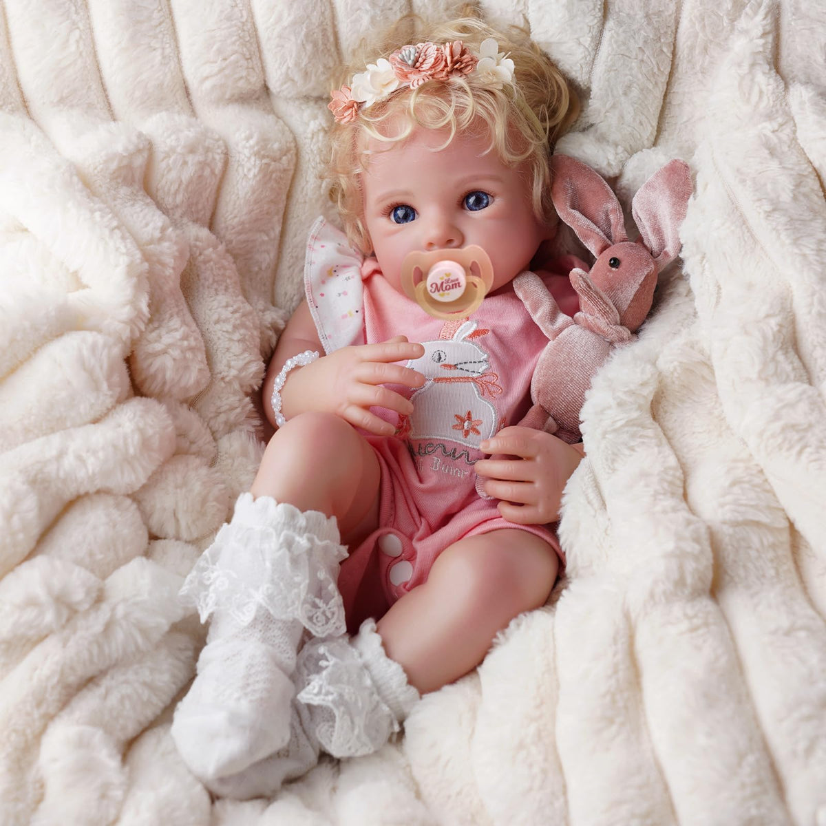 BABESIDE reborn doll supports imaginative play during quiet afternoons.