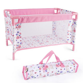 BABESIDE Reborn doll crib assembled for quick playtime setup and tidy storage.