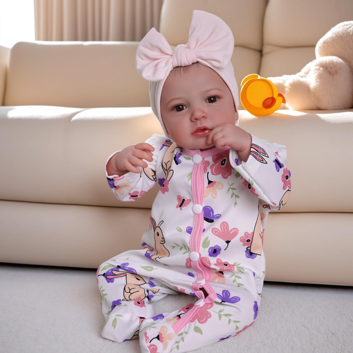 BABESIDE Reborn doll hand-rooted eyelashes boost authentic charm for visual storytelling.