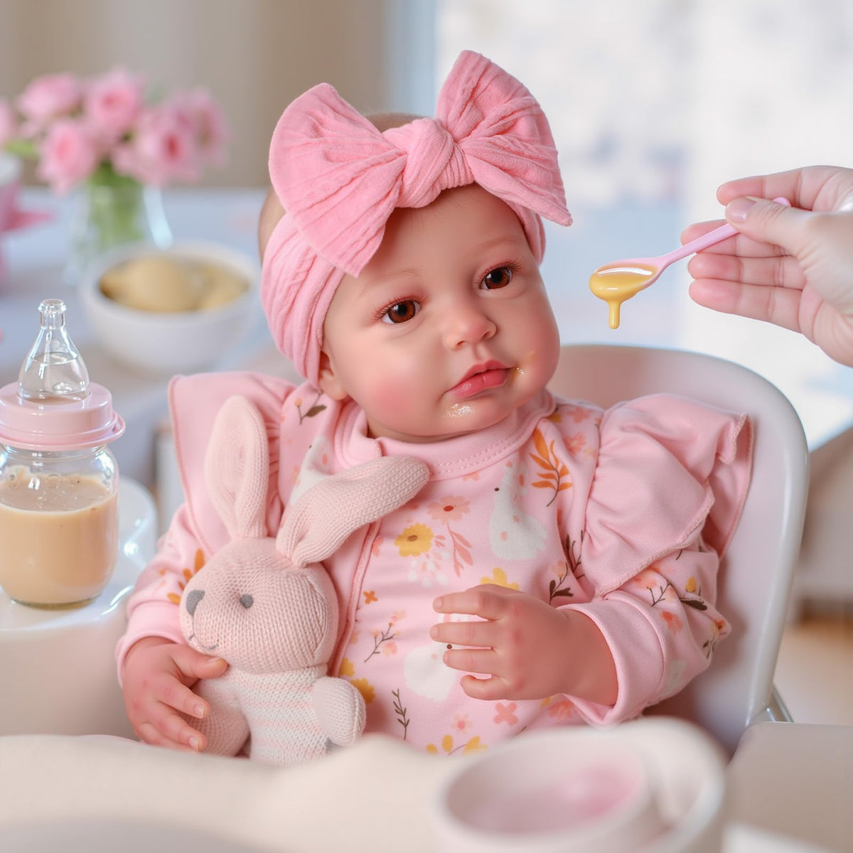 BABESIDE magnetic pacifier enhances realism and soothing moments