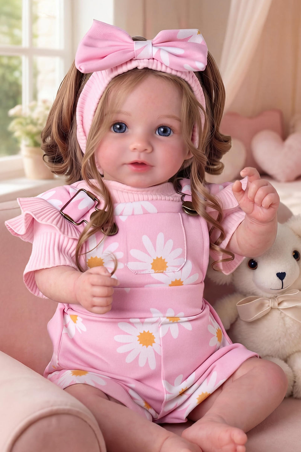BABESIDE Reborn doll, 20-inch, ideal for cuddles and imaginative play.