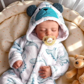Babeside Reborn Boy Doll, 20-inch head-to-toe poseable image for realistic pretend play.