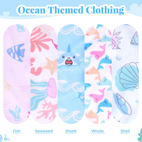 BABESIDE seaweed-pattern doll clothes with ocean-inspired style and easy care