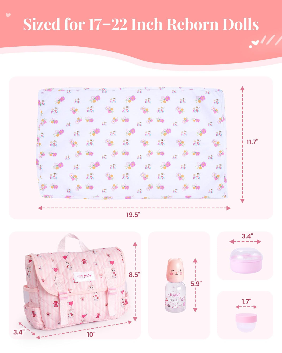 BABESIDE small jar helps keep tiny doll accessories organized