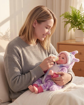 BABESIDE soft cloth body doll emphasizing cuddly feel