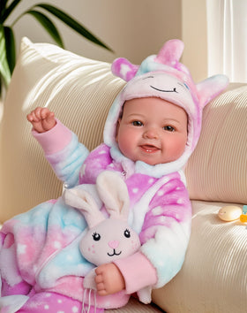 BABESIDE soft cloth body doll for cuddly hugs and comfort